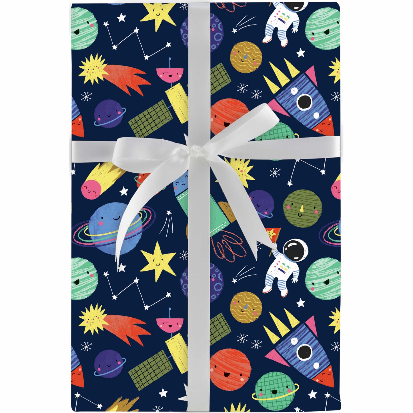 Stellar Space Party Roll Wrap