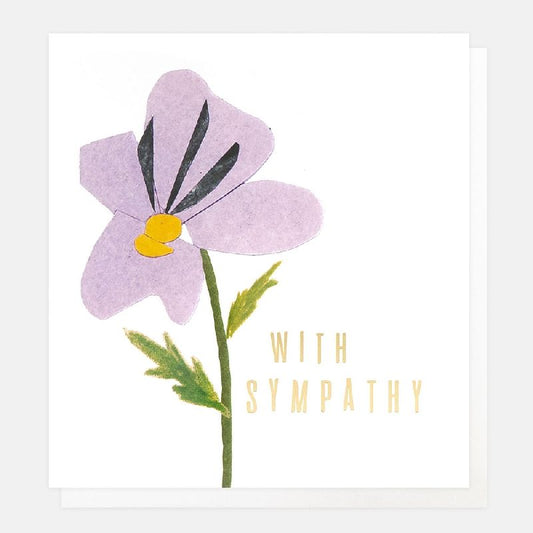 With Sympathy Card