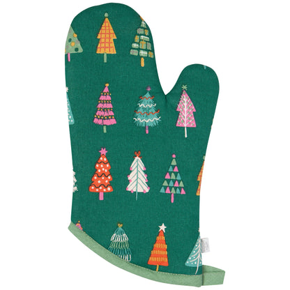 Glitzmas Oven Mitt Set of 2