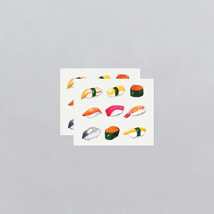 Sushi Platter Temporary Tattoos