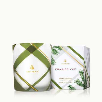 Frasier Fir Plaid Medium Poured Candle