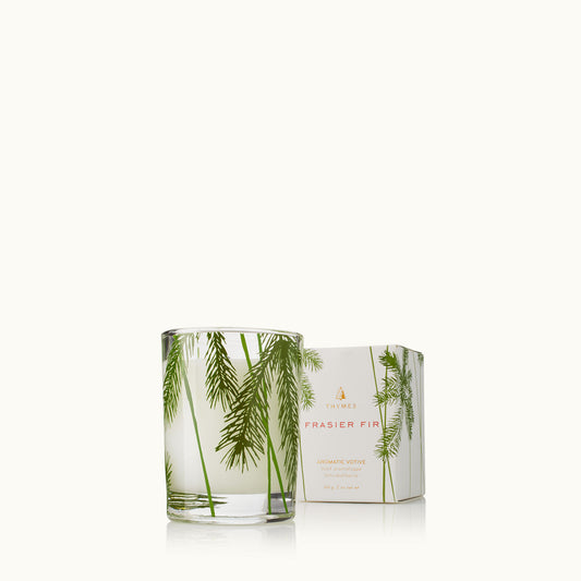 Frasier Fir Votive Pine Needle Design Candle