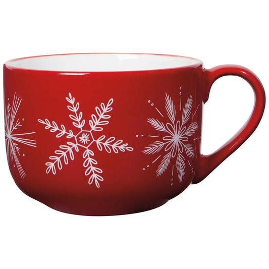 Latte Snowflakes Mug