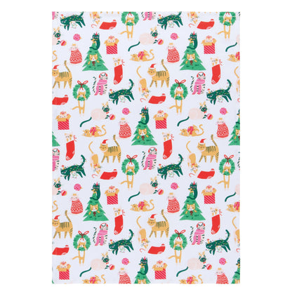 Let it Meow Holiday Dishtowel