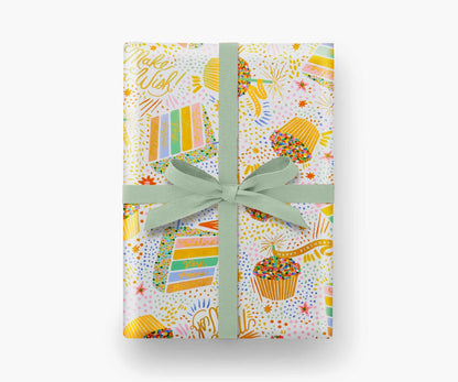 Birthday Cake Continuous Roll Wrap