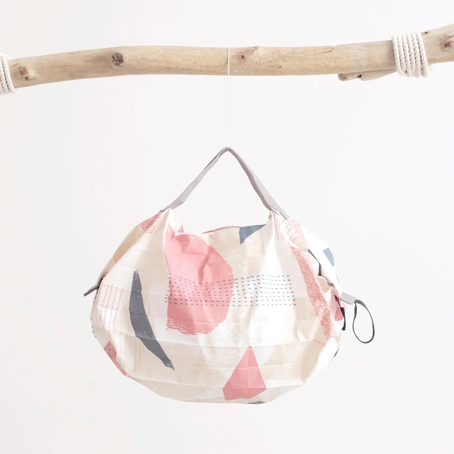 Shupatto Compact Reusable Bag Small Hagire Fabric Scraps