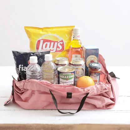 Shupatto Compact Reusable Bag Medium Momo Pink