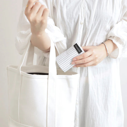 Shupatto Compact Reusable Bag Large Sen Stripe