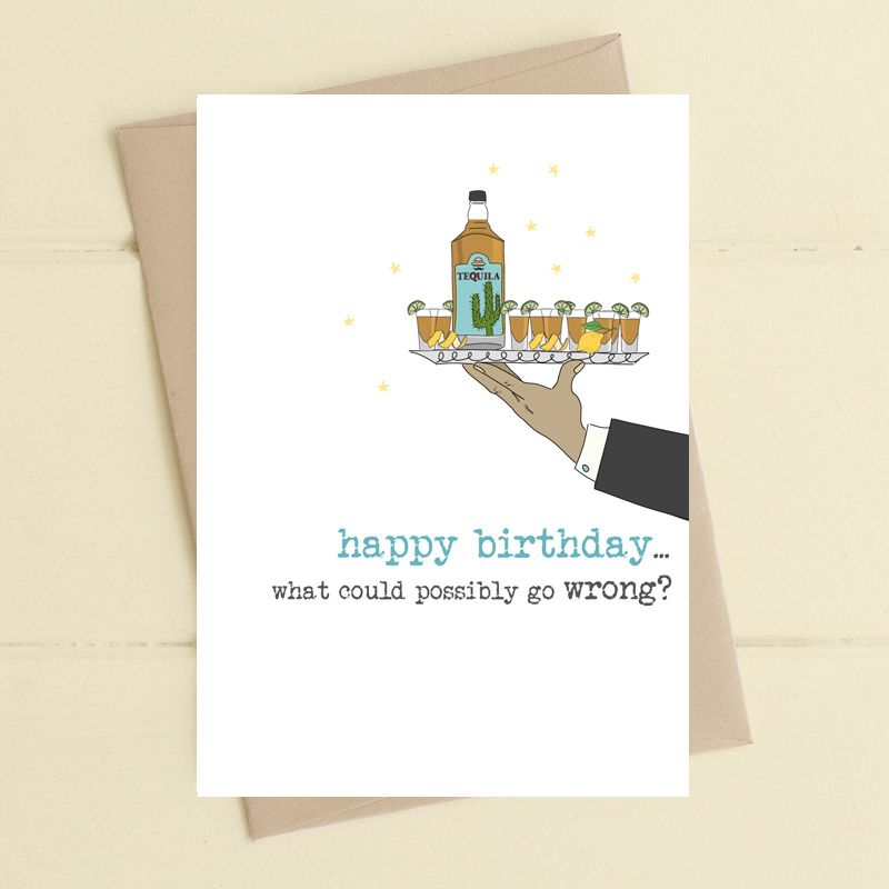 Happy Birthday, Possibly Go Wrong Card