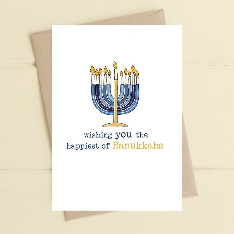 Hanukkah Wishes Card