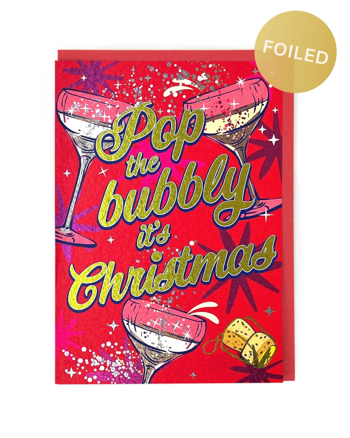 Pop The Bubbly Card