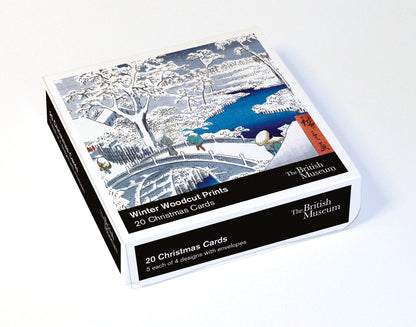 Winter Woodblock Prints Boxed Holiday Cards