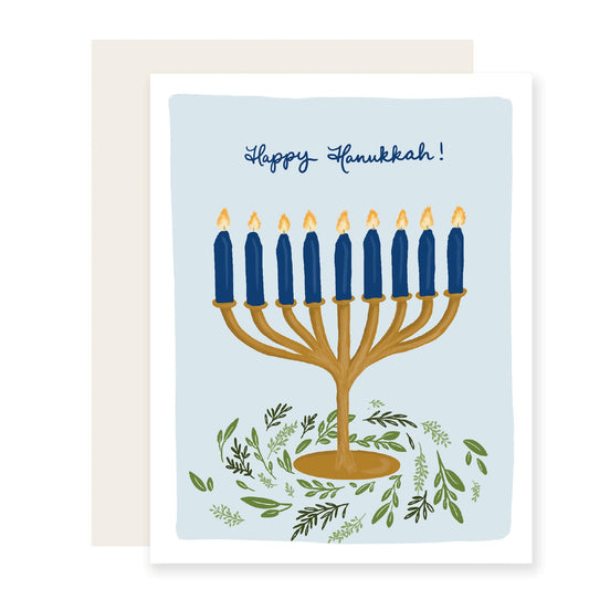 Menorah Greens Card