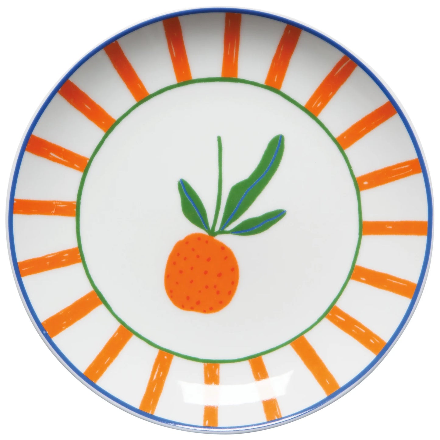 Citrus Burst Appetizer Plates Set of 4 Assorted