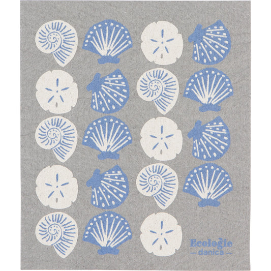 Swedish Dishcloth Seaside Shells