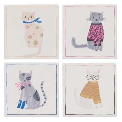 Coaster Soak Up Feline Fine