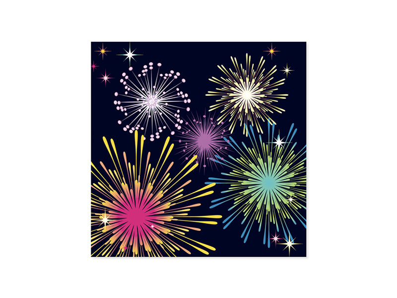 Pop-up Fireworks Card