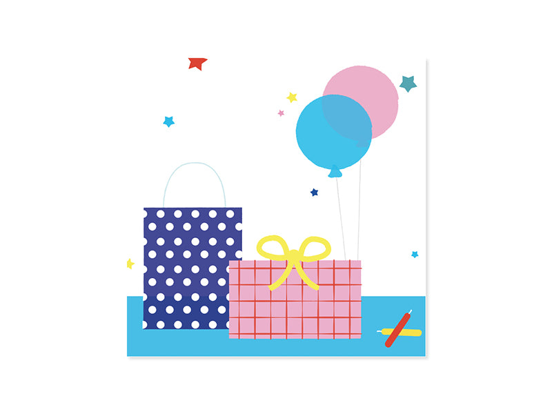 Pop-up Puppy Balloons Card