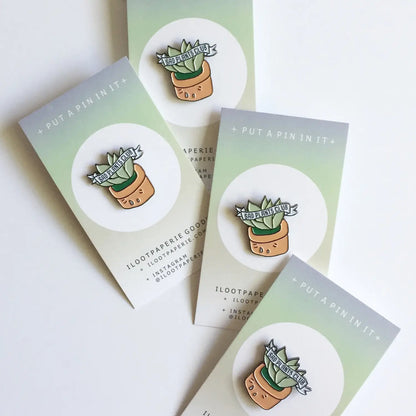 @33 Sad Plants Club Enamel Lapel Pin