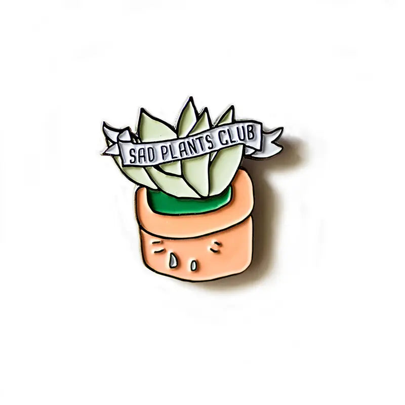 @33 Sad Plants Club Enamel Lapel Pin