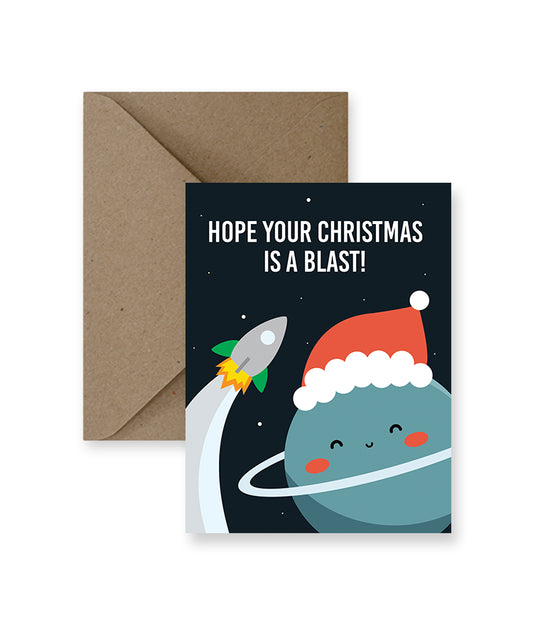 Hope Your Christmas Is A Blast Greeting Card