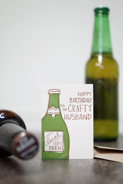 Crafty Husband Gift Enclosure Card