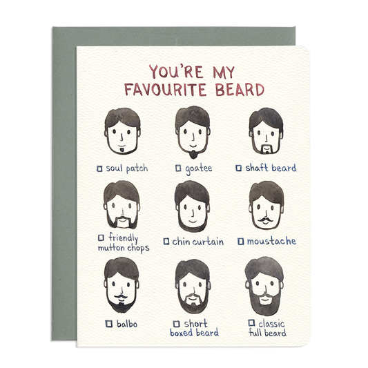 Favourite Beard Love Card