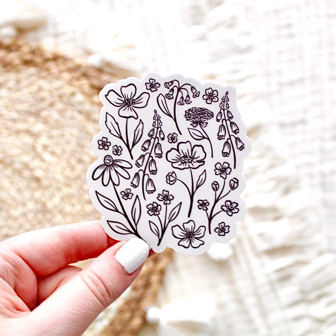 S19 Pressed Florals Sticker