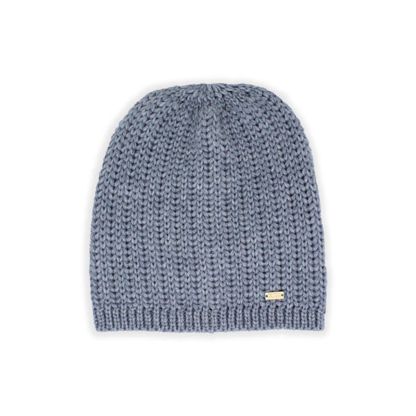 Alpaca Blend Beanie - Denim Heather