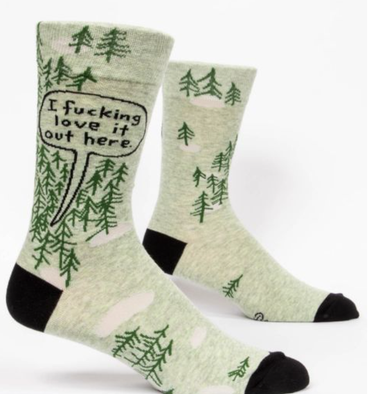 Men’s Crew Socks F*cking Love It Out Here