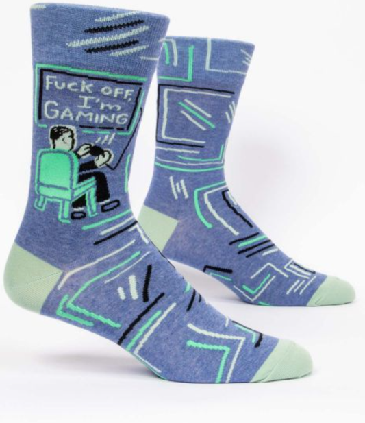 Men’s Crew Socks F*ck Off I’m Gaming