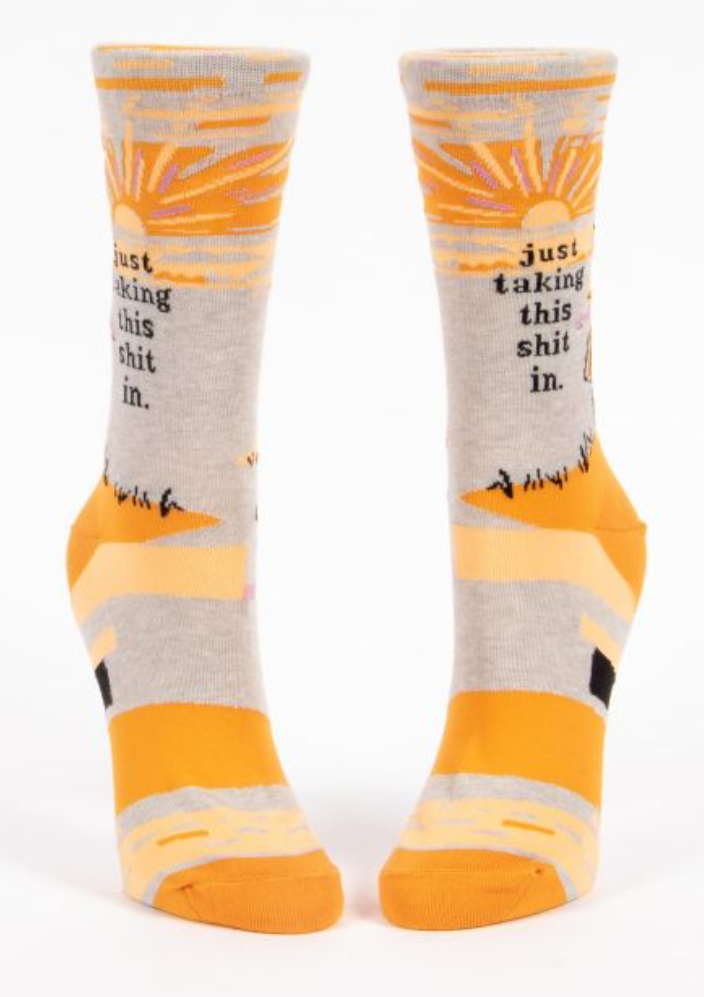 Women’s Crew Socks Taking This Sh*t In