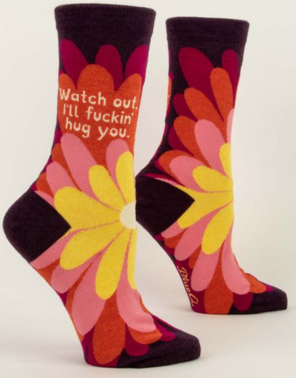 Women’s Crew Socks I’ll F*ckin Hug You
