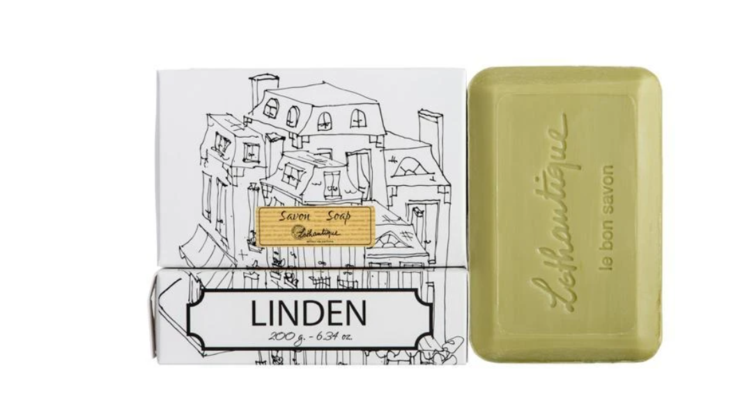 White Boxed Soap Bar Linden