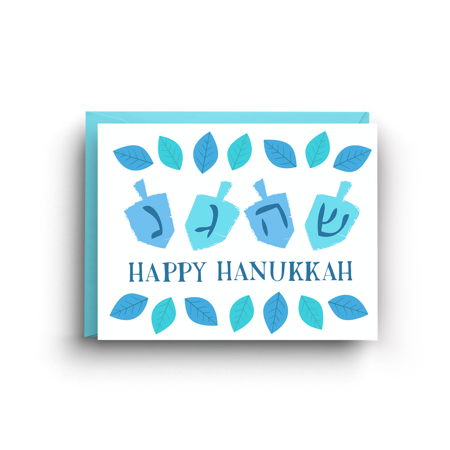 Hanukkah Dreidel Card