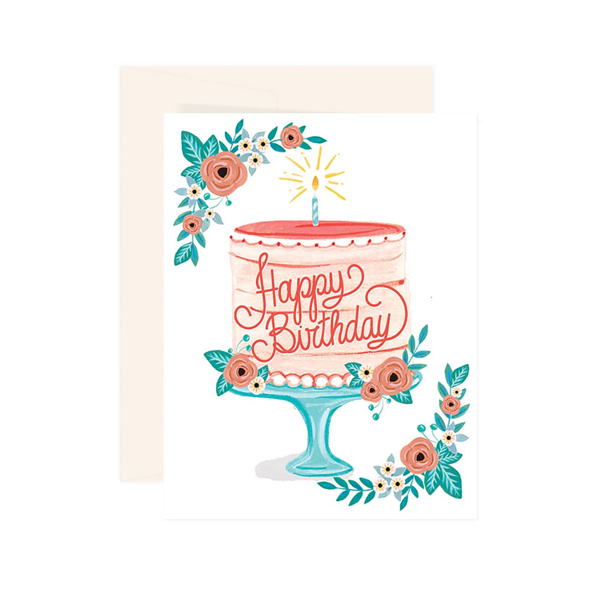 Happy Birthday Cake Card