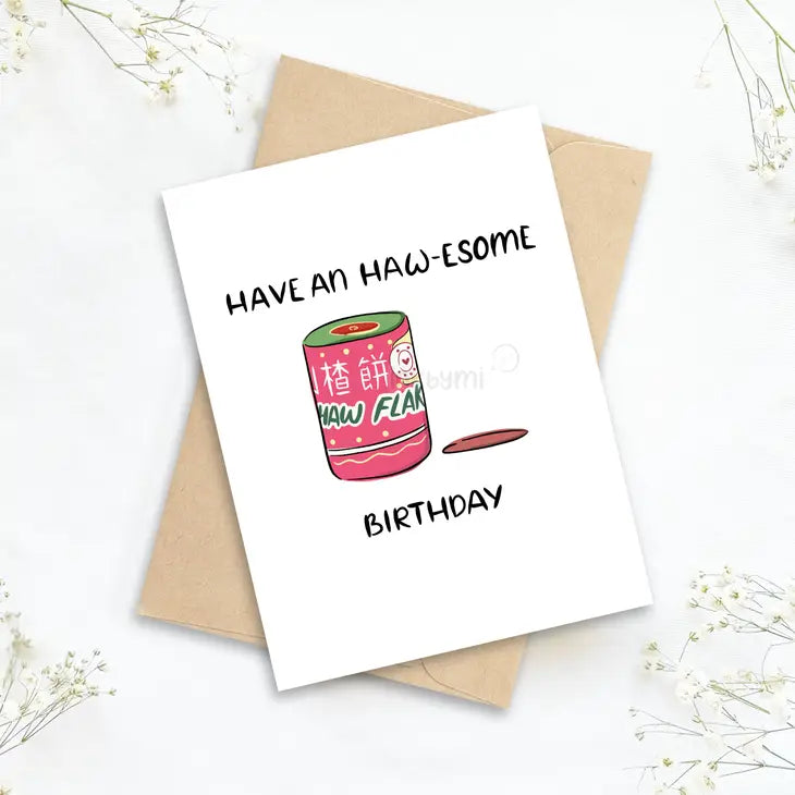 Have an Haw-esome Birthday Greeting Card