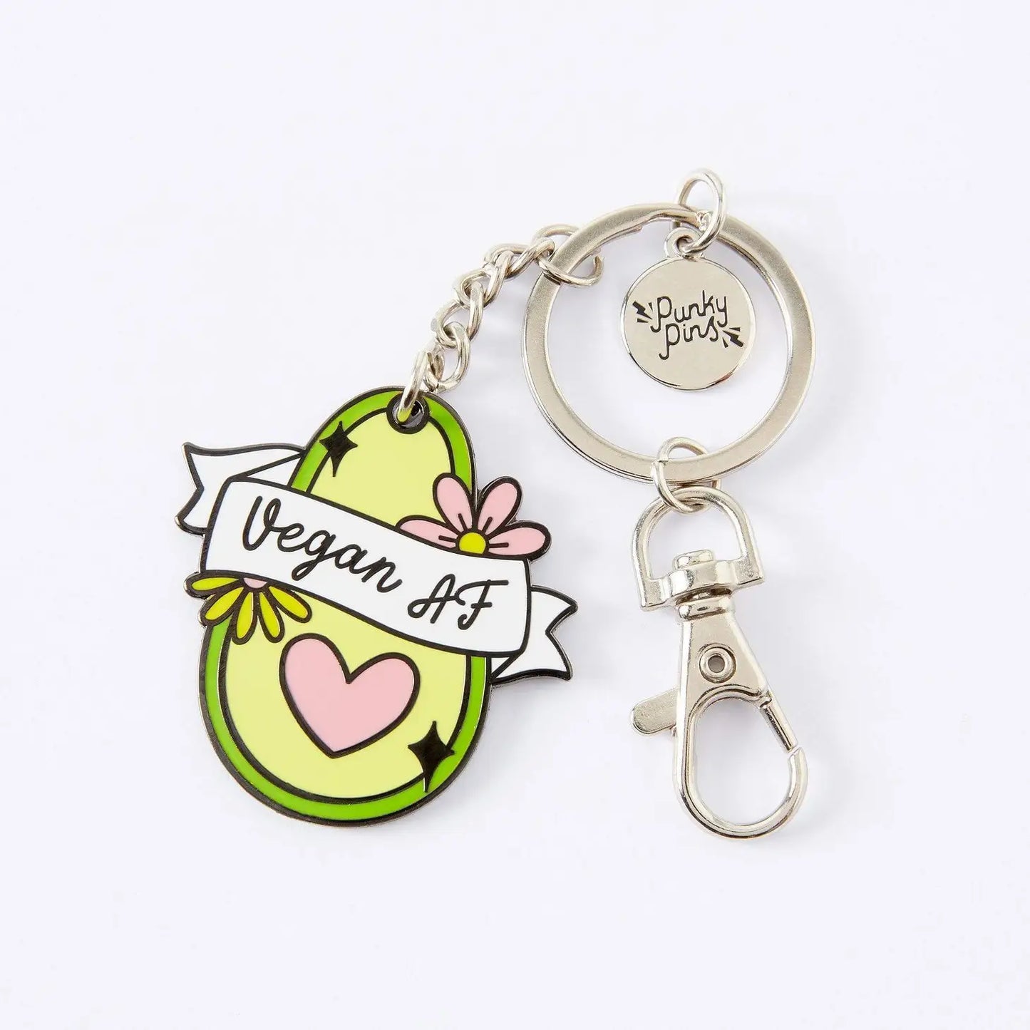 K15 Vegan AF Enamel Keyring