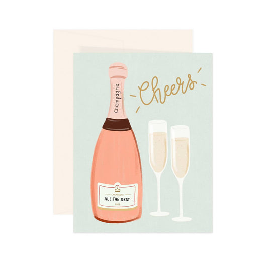 Cheers Champagne Card