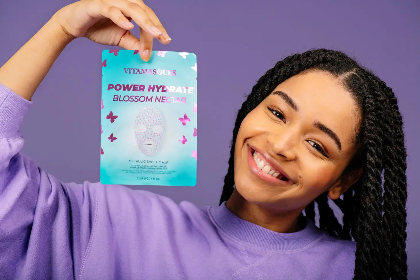 Power Hydrate Blossom Nectar Metallic Face Sheet Mask