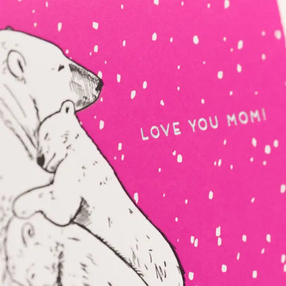 Mom Polar Bears Card