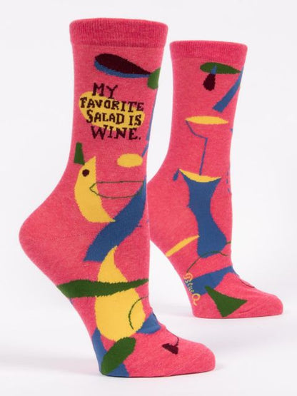 Women's Crew Socks My Favourite Salad