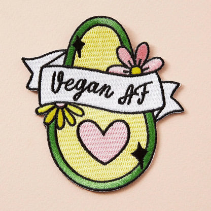 #20 Vegan AF Avo Iron On Patch