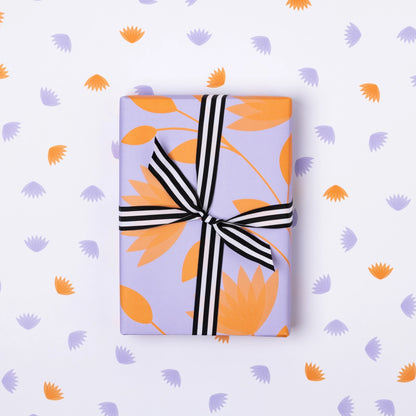 Large Flowers Wrapping Paper