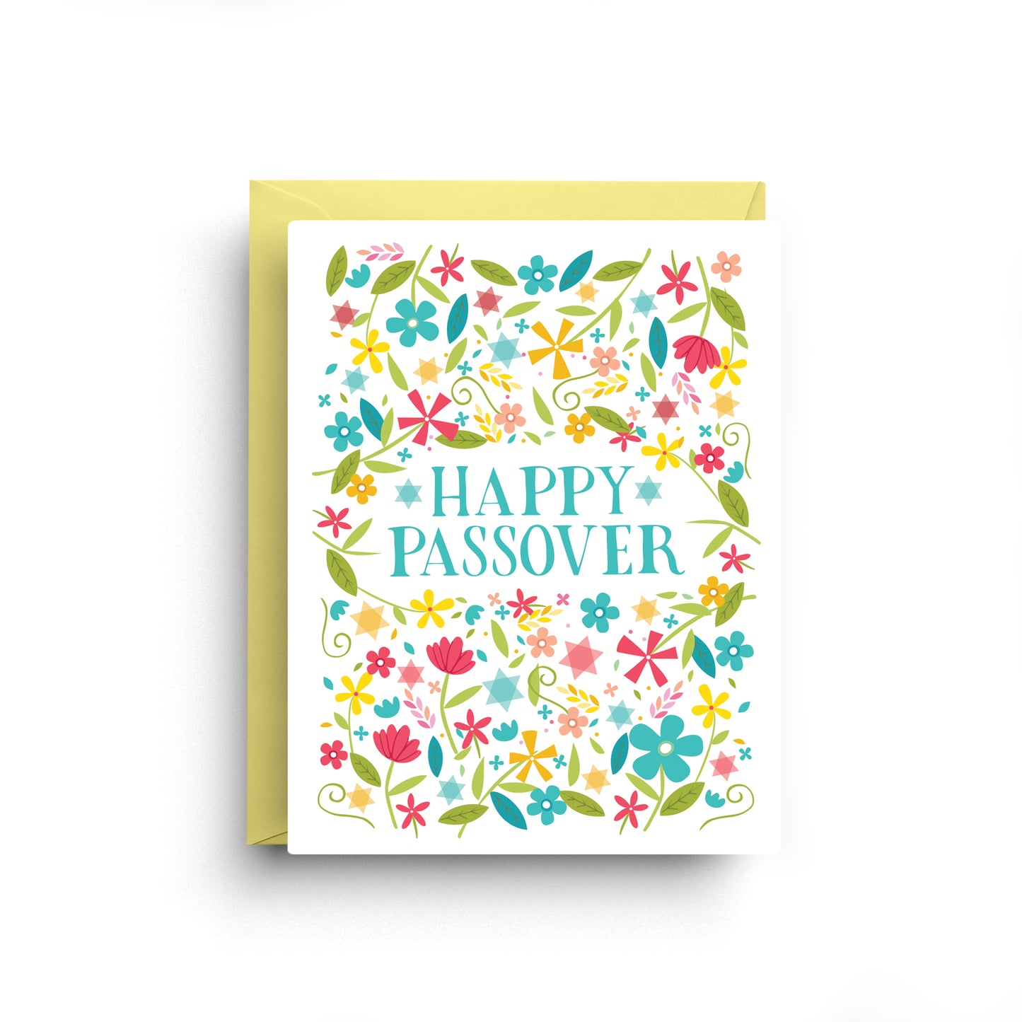 Happy Passover Spring Leaves Card