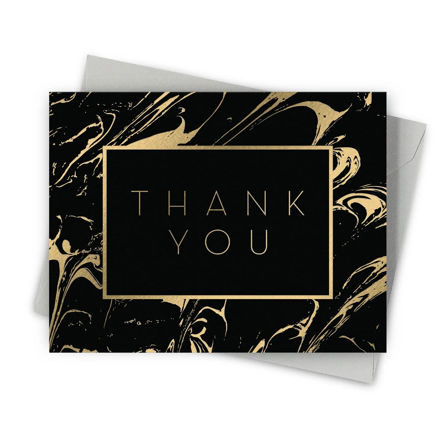 Rich Swirl Thank You Card