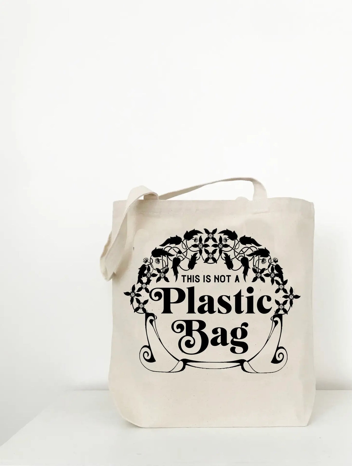 Not a Plastic Bag Canvas Tote