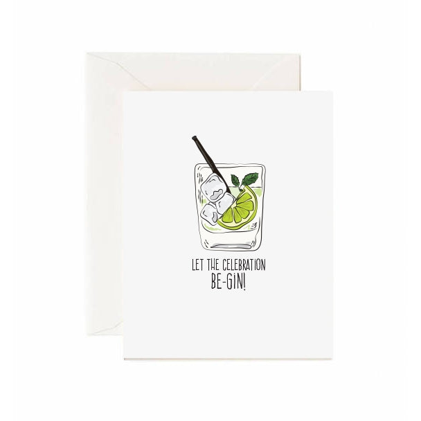 Let The Celebration Be-gin Card