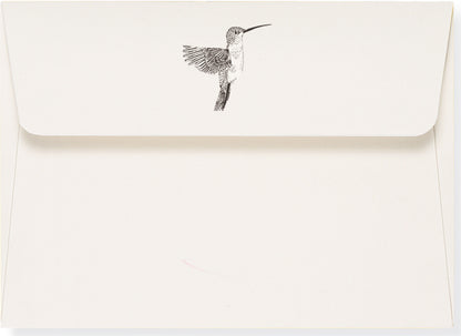 Hummingbird Blank Boxed Notecards