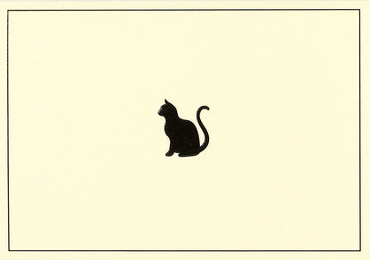 Black Cat Blank Boxed Cards